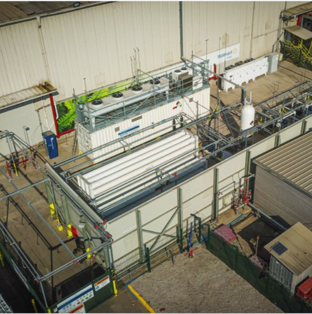 GHS Electrolyser at Walmart Chile's local SSD Solution plant